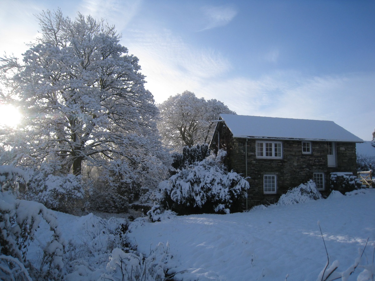 Hatters cottage in winter
